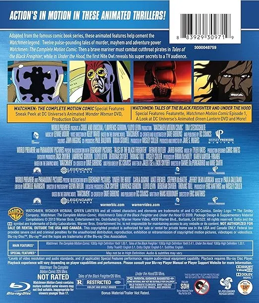Watchmen: CMC / Watchmen: Tales of BF & Under the Hood (BD) (DBFE) [Blu-ray]