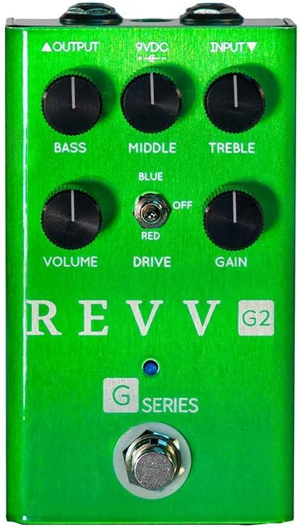 Revv G2 Green Channel Preamp/Overdrive/Distortion Pedal