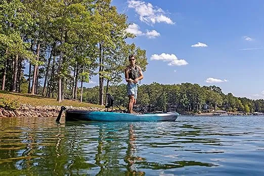 Perception Crank 10 | Sit on Top Pedal Kayak | Adjustable Lawn Chair Seat | 10'