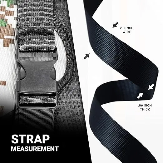 Strapworks Heavyweight Polypropylene Webbing - Heavy Duty Poly Strapping for Outdoor DIY Gear Repair
