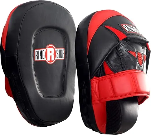 Ringside Pro Punch Mitts, Red/Black