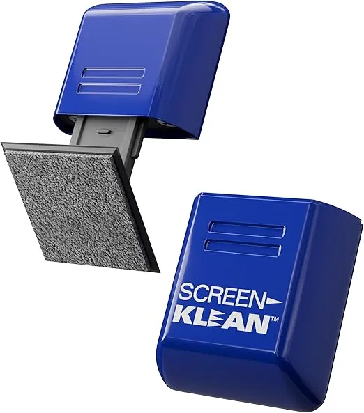 ScreenKlean Tablet Screen Cleaner - Compatible with iPad, Android Tablet, & Amazon Tablet - with Carbon Microfiber Tech - Injected Blue - 1 Count