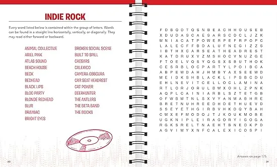 Brain Games - Rock 'n' Roll Word Search