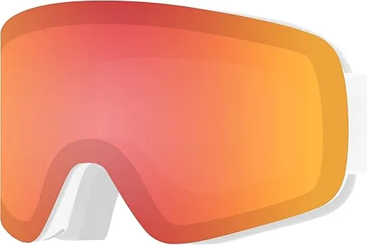 Retrospec Flume Ski Goggles for Men and Women UV Protection, Over Glasses Anti-Fog, Scratch Resistant