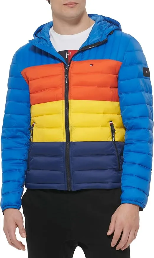 Tommy Hilfiger Men's Water Resistant Ultra Loft Filled Hooded Puffer Jacket