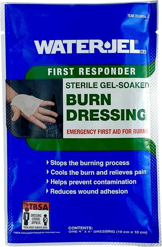 Water-JEL - Burn Dressing - 4" x 4"
