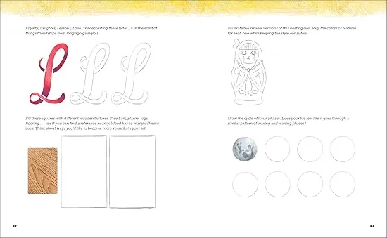 One-Year Art Journal: Daily Prompts to Spark Your Creativity