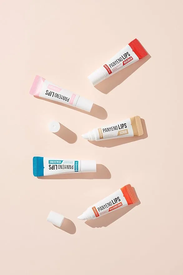 MEDIHEAL Pantenolips Lip Scrub 2 Pack Removes Rough Dead Skin Cells Moist Dry Lips, Panthenol Micro Walnut Shell Powder