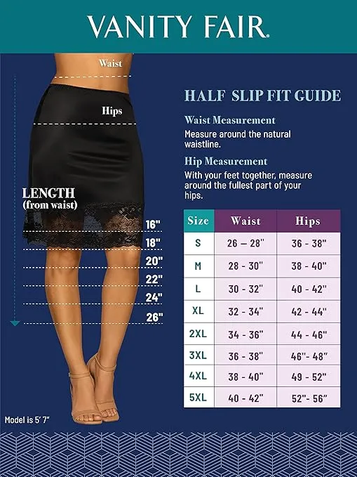Vanity Fair Women's Everyday Layers Half Slip