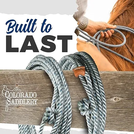 The Colorado Saddlery Silver Dot Ranch Rope