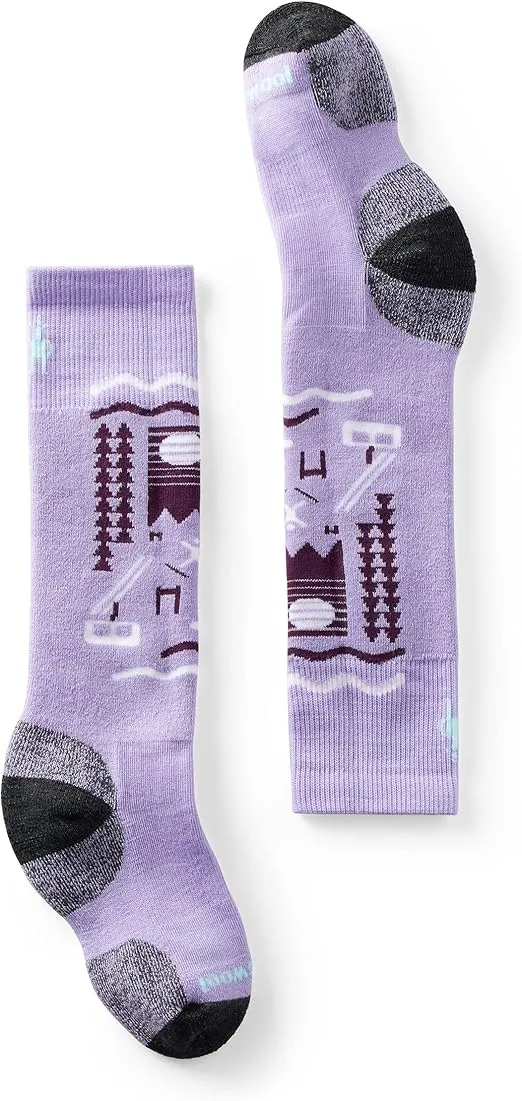 Smartwool Kids' Wintersport Ski Day Full Cushion Merino Wool Over The Calf Socks