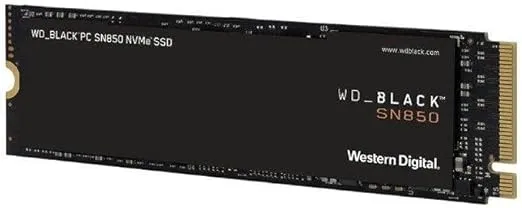 WD_BLACK 1TB SN850 NVMe Internal Gaming SSD Solid State Drive - Gen4 PCIe, M.2 2280, 3D NAND, Up to 7,000 MB/s - WDS100T1X0E