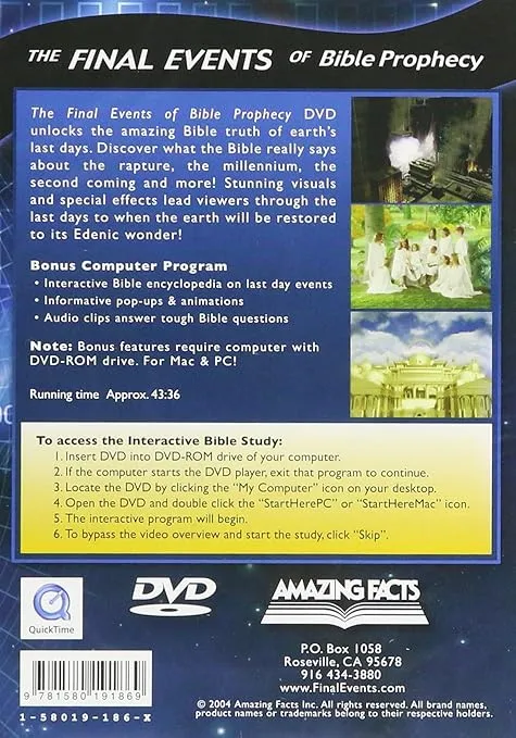 The Final Events of Bible Prophecy (DVD)