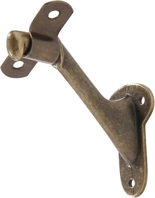 852871 Utility Handrail Brackets Antique Brass