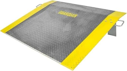 Guardian 48" X 60" Aluminum 2,900 lb Pallet Jack Loading Dock Plate