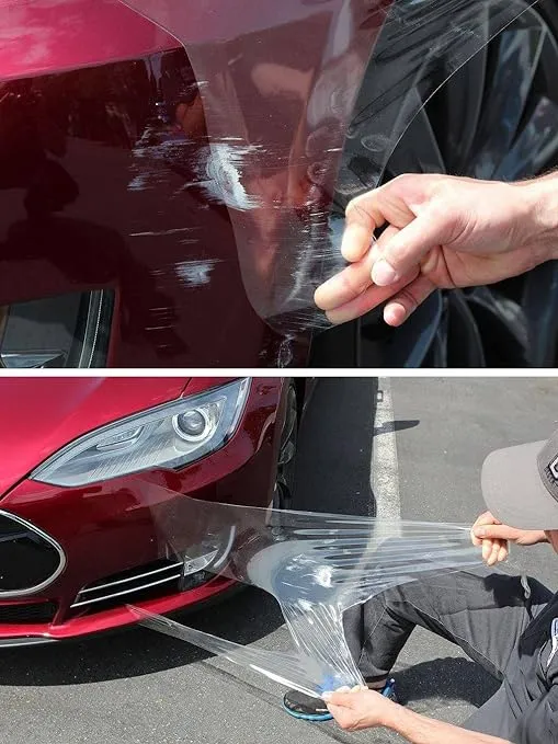 3M Clear Paint Protection Vinyl Film 12 Inch Wide Choose Your Size (12 Inch x 12 Inch)