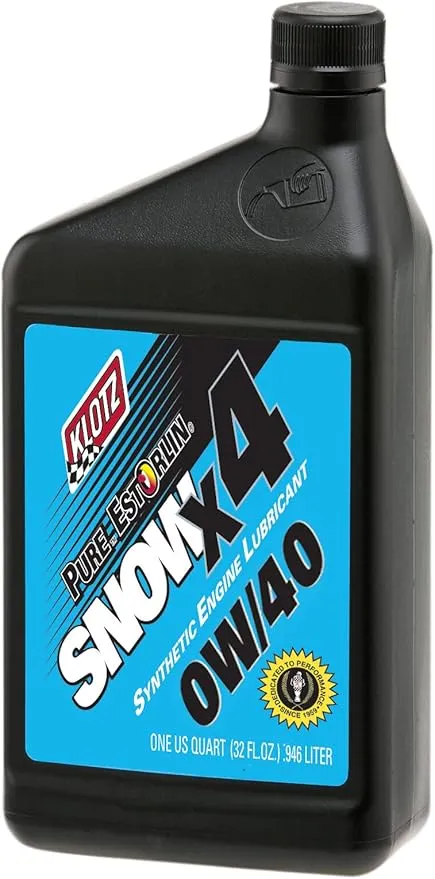 KLOTZ OIL OIL SNOW X4 0W40 QUART- KE840