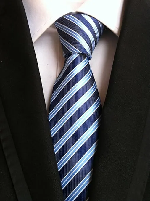 WeiShang Lot 6 PCS Classic Men's Silk Tie Necktie Woven JACQUARD Neck Ties