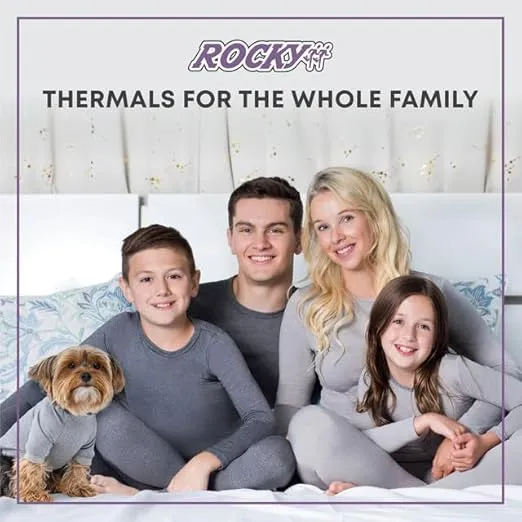 Rocky Thermal Underwear for Women, Long Johns Fleece Lined Set, Shirt & Pants, Base Layer w/Leggings/Bottoms Ski/Extreme Cold