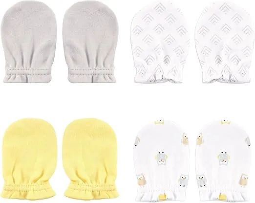 Luvable Friends Unisex Baby Cotton Scratch Mittens