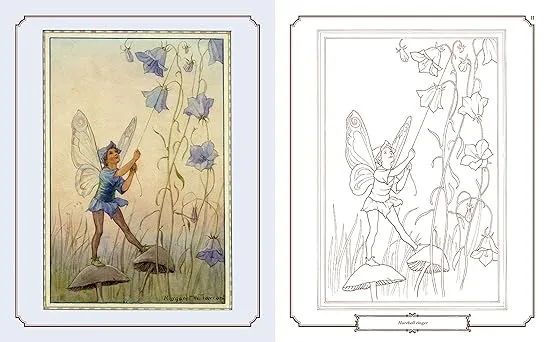 The Enchanting Fairies Coloring Book: Beautiful Fairies to Color and Complete (Sirius Vintage Coloring, 3)