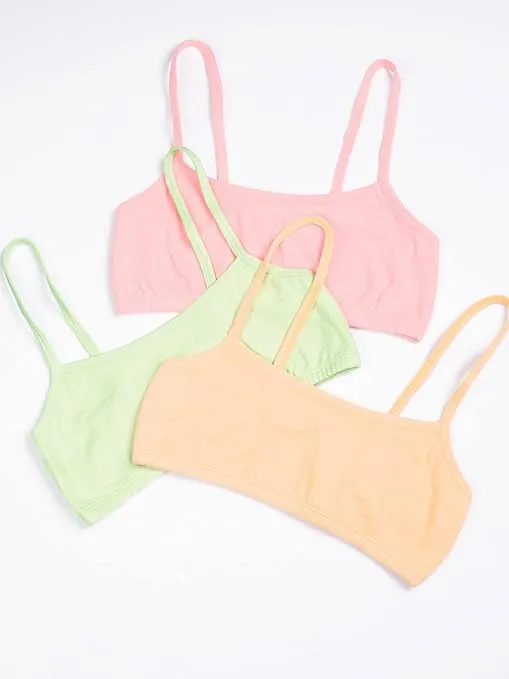 Fruit of the Loom Girls' Spaghetti Strap Sports Bra