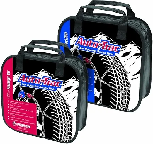SCC Peerless 0232405 Auto-Trac Light Truck/SUV Tire Traction Chain - Set of 2