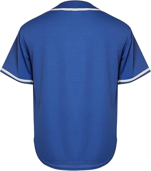 Youth Blank Baseball Jersey, Shirts Kid's Short Sleeve Children's Sports Jersey