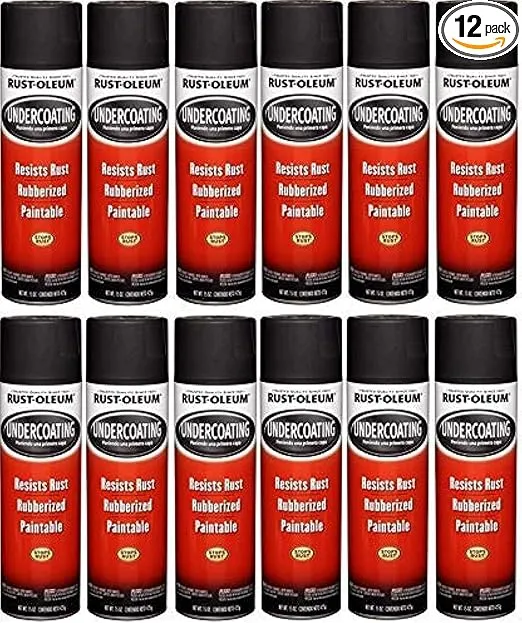 Rust-Oleum Black Undercoating 15 oz. (12 Pack)