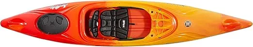 Perception Joyride 12 | Sit Inside Kayak with Selfie Slot and Cup Holder | Adjustable Padded Seat | Sealed Rear Storage | 12' 2"
