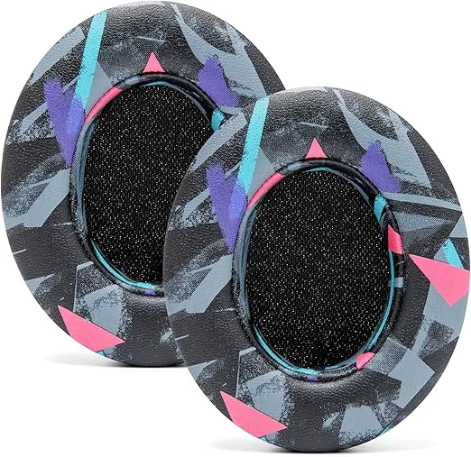 WC Wicked Cushions Replacement Ear Pads for Beats Studio 2 & 3 (B0501, B0500) Wired & Wireless | Does NOT Fit Beats Solo | Softer PU Leather, Enhanced Foam & Stronger Adhesive | 90's Black