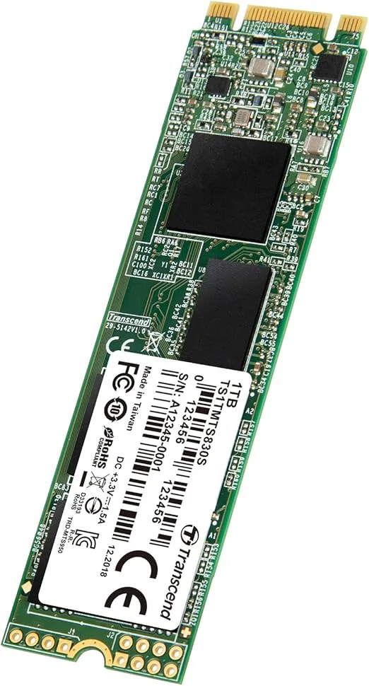Transcend 1TB SATA III 6GB/s MTS830S M.2 2280 Solid State Drive - TS1TMTS830S