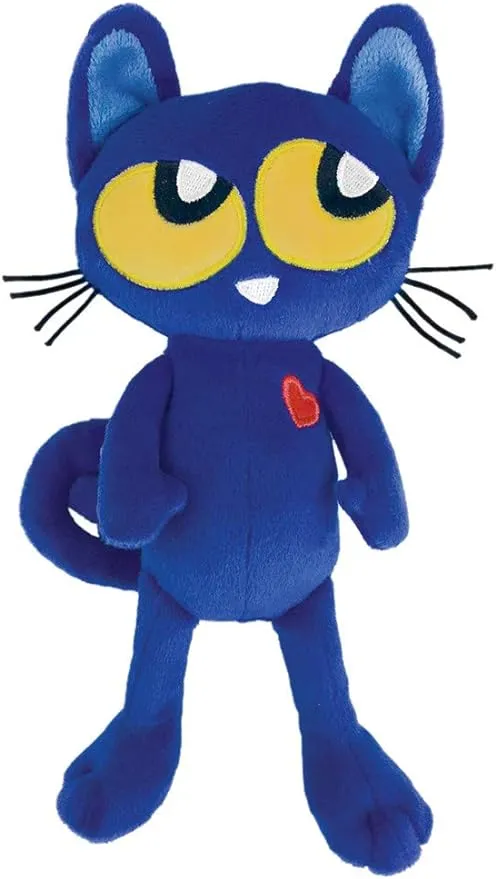 MerryMakers Pete the Kitty Plush Doll, 8.5-Inch