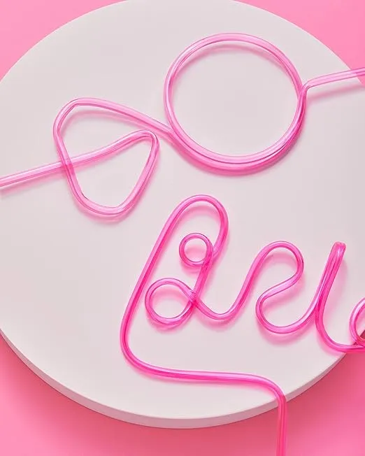 xo, Fetti Bachelorette Party XL Pink Bride + Diamond Ring Straw Set - 8 Pieces | Bridal Shower + Party Decorations | Bride to Be Gift