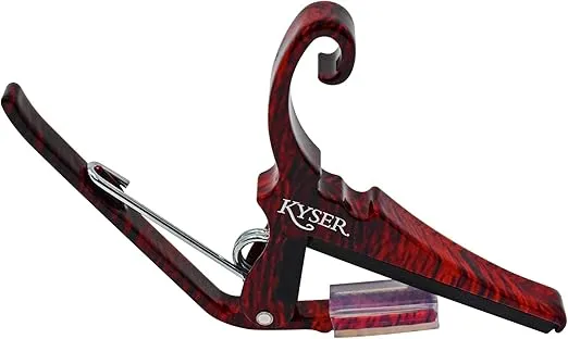 Kyser Quick-Change Guitar Capo for classical guitars, Rosewood, KGCRW