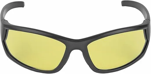 Walker's IKON Carbine Full Frame Shooting Glasses | Impact-Resistant Non-Slip Hunting Safety Glasses, Lens Cloth & Carry Case