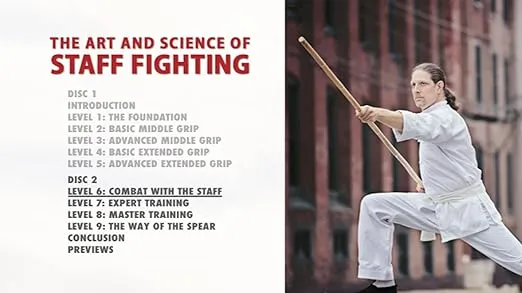Art and Science of Staff Fighting 2-DVD (YMAA DVD) Joe Varady step by step Staff, Nine Levels - Easy to Expert **2024**