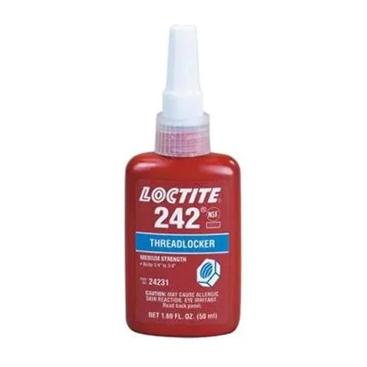 Loctite 242 Multi-Purpose Medium-Strength Threadlocker Small-Job Pack 1/2ml - 25 Pack