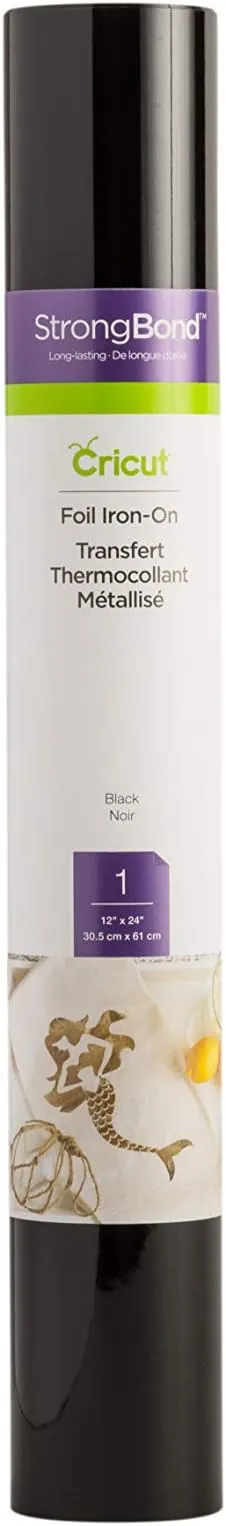 Cricut Foil Iron-On, Black