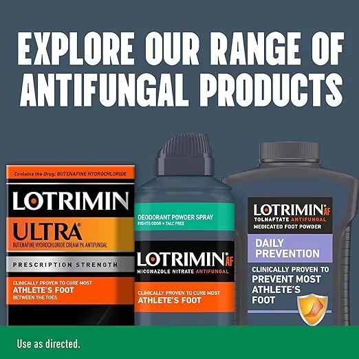 Lotrimin Athlete's Foot Deodorant Antifungal Powder Spray, Miconazole Nitrate 2%, Clinically Proven Effective Antifungal Treatment of Most AF, Jock Itch & Ringworm, 4.6 Ounce (Pack of 3)