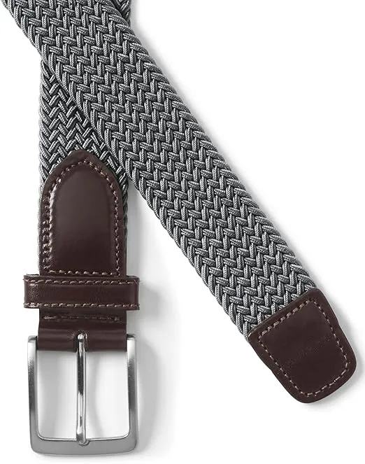 Lands' End Men's Elastic Braid Belt