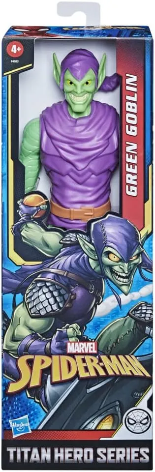 Marvel Titan Hero Series Green Goblin Toy 12-Inch-Scale Collectible Action Figure, Kids Ages 4 and Up