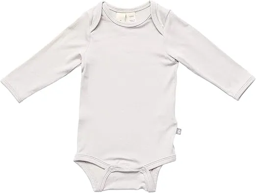 KYTE BABY Soft Bamboo from Rayon Long Sleeve Unisex Bodysuit, 0-24 Months