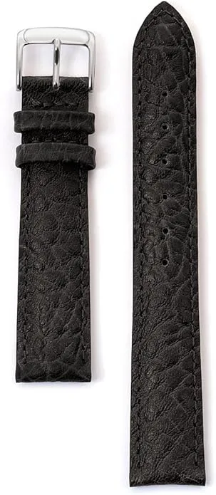 Speidel Genuine Leather Watch Band with Stainless Steel Buckle - Available in Multiple Strap Colors, Lengths & Widths 12-28MM
