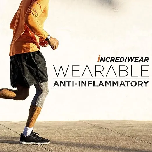Incrediwear Ankle Sleeve – Ankle Brace for Joint Pain Relief, Sprained Ankle Support, Arthritis, Inflammation Relief, and Circulation, Ankle Support for Women and Men (Grey, X-Large)
