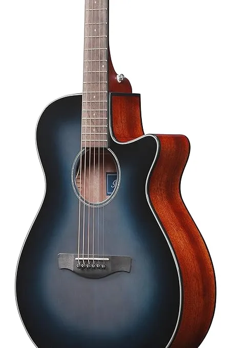 Ibanez AEG50 Acoustic-Electric Guitar - Indigo Blue Burst High Gloss