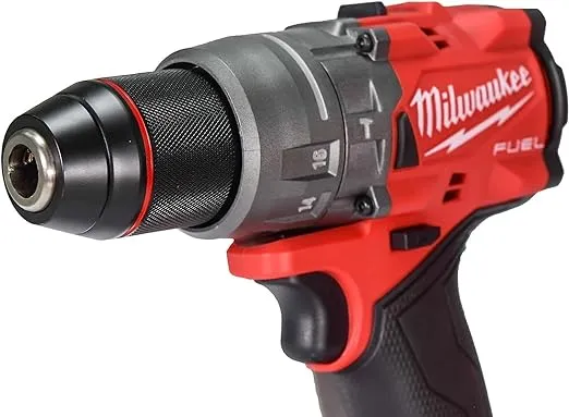 Milwaukee 3697-22 18V Lithium-Ion Brushless Cordless Hammer Drill and Impact Driver Combo Kit (2-Tool) with (2) 5.0Ah Batteries, Charger & Tool Case