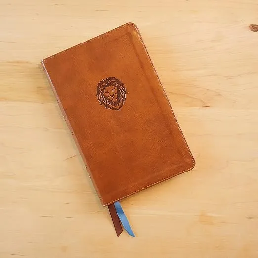 KJV Holy Bible: Thinline Youth Edition, Brown Leathersoft, Red Letter, Comfort Print: King James Version