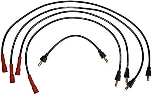 Omix-Ada | 17245.02 | Ignition Spark Plug Wire Kit, F-Head | OE Reference: 930456 | Fits 1952-1971 Willys / Jeep with 134CID