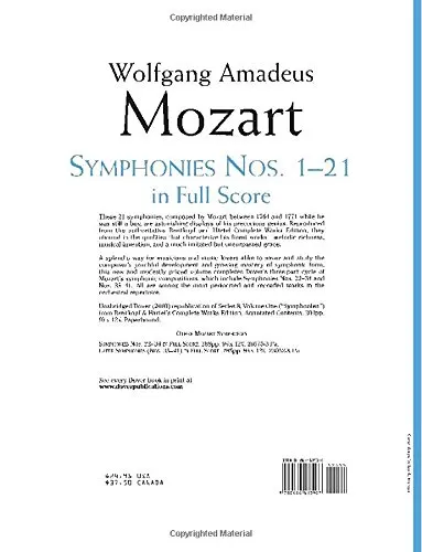 Symphonies Nos. 1-21 in Full Score (Dover Orchestral Music Scores)